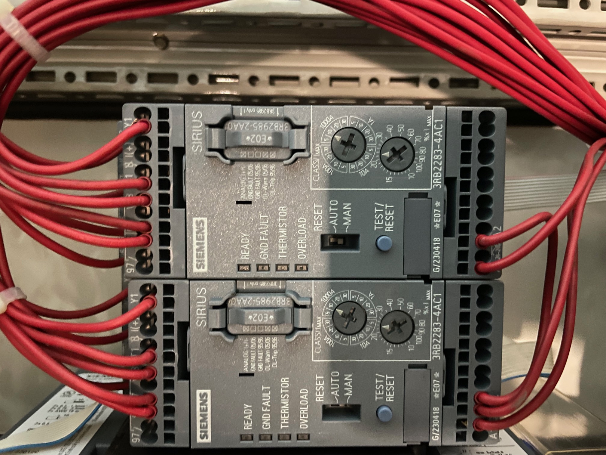 Siemens Sirius motor protection relay