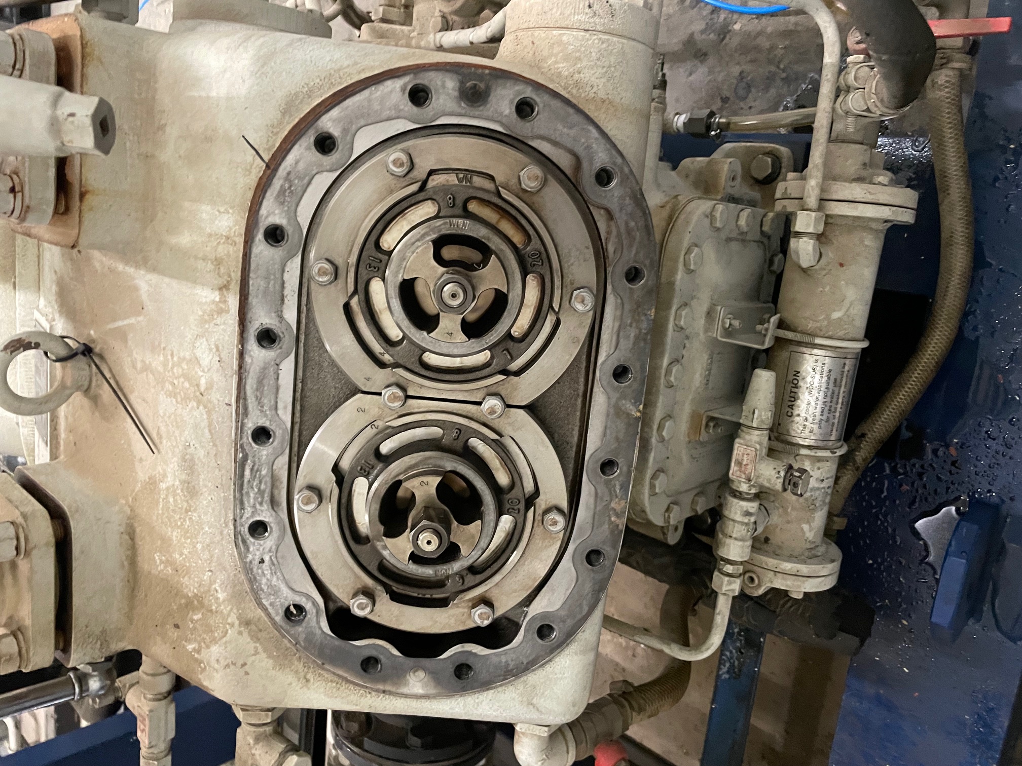 Valve plate of a reciprocating compressor